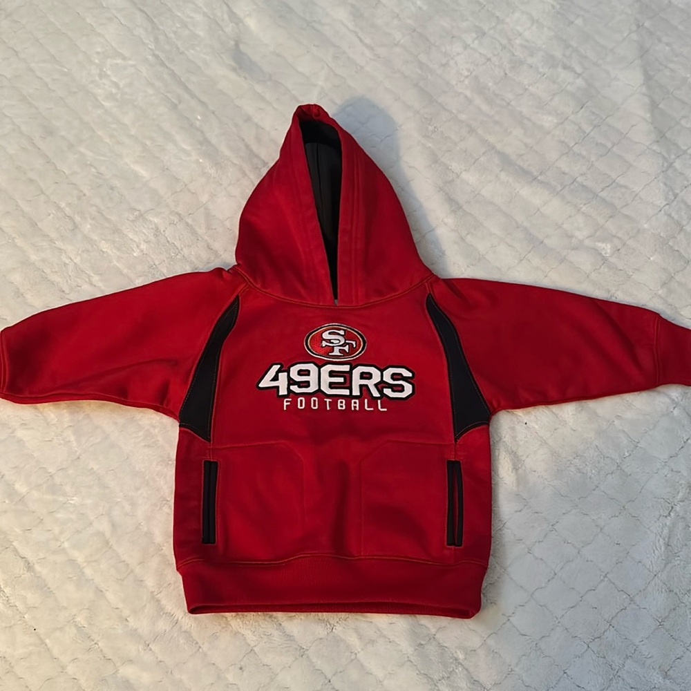 NFL  49ers  kids sweater, size 18 months